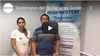 Dr Zacarias Gutierrez Regenestem Training Testimonial